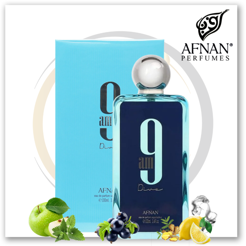 Afnan 9 AM Dive 3.4 Oz EDP