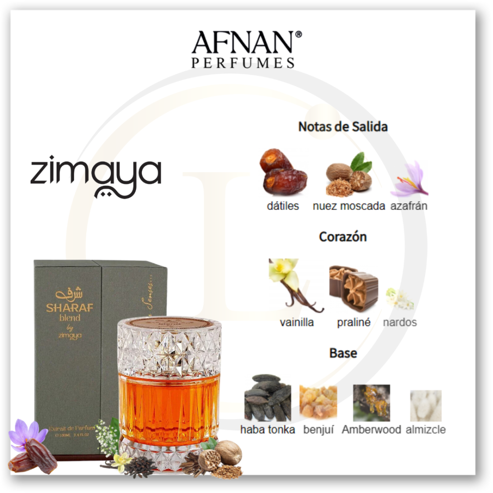 Afnan Zimaya Sharaf Blend EDP - Imagen 3