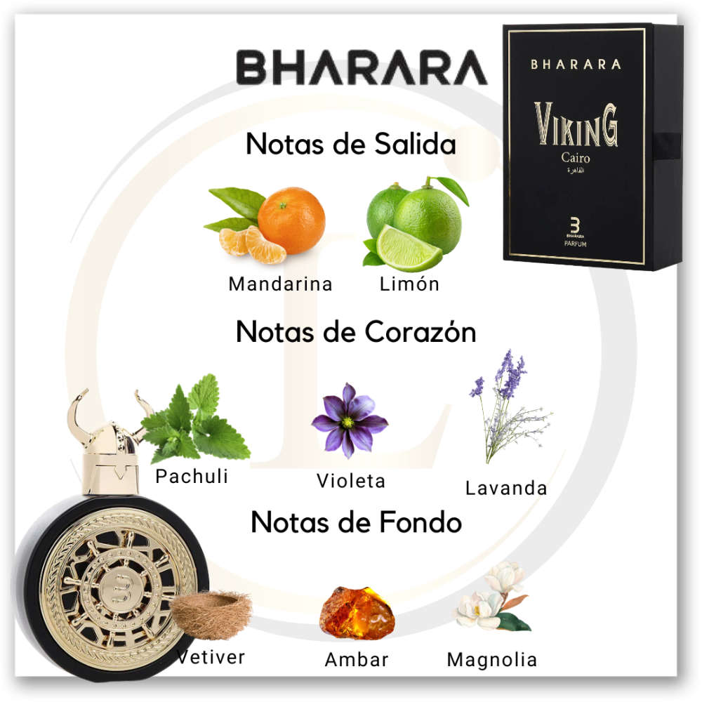 Bharara Viking Cairo Parfum - Imagen 2