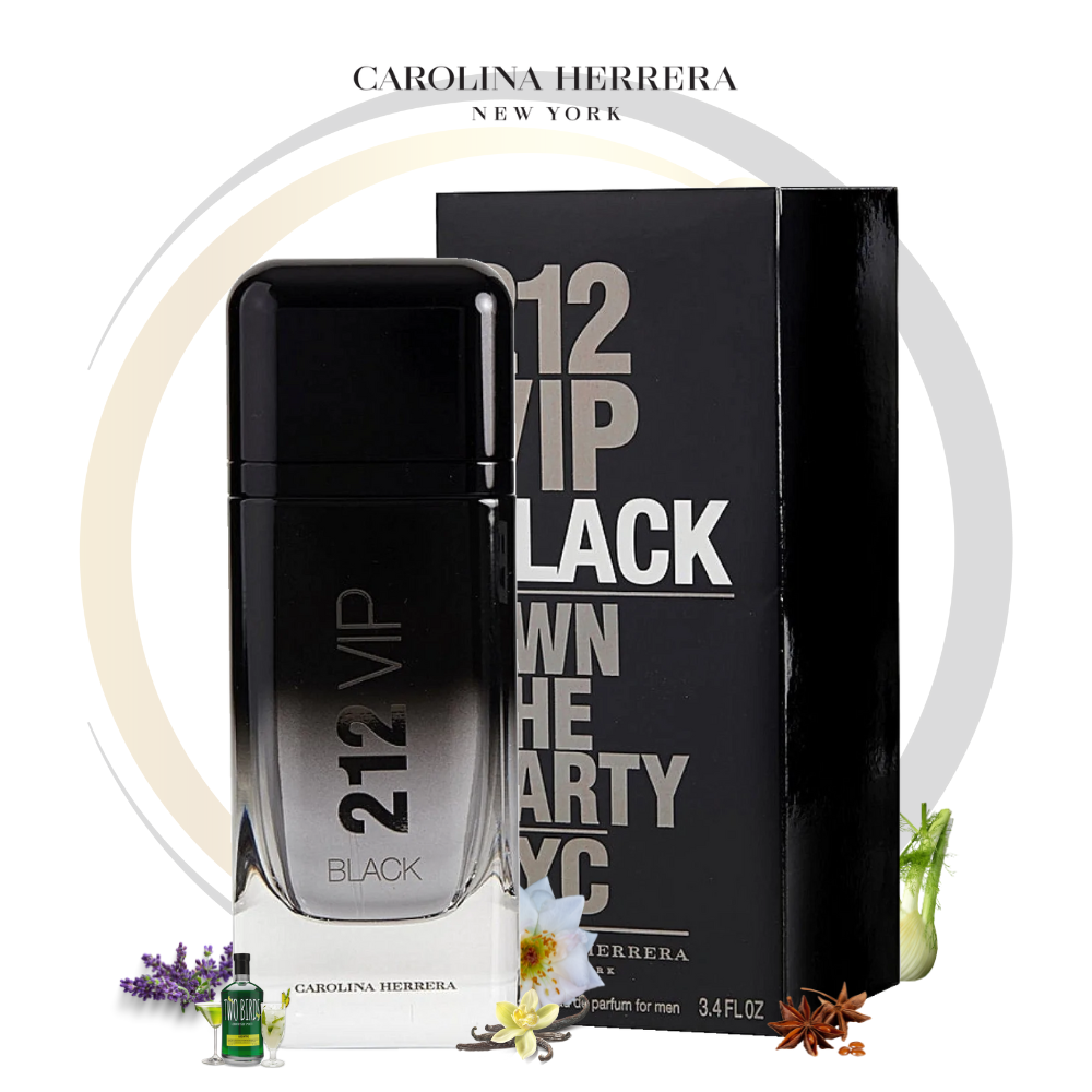 Carolina Herrera 212 VIP Black EDP 3.4 Oz