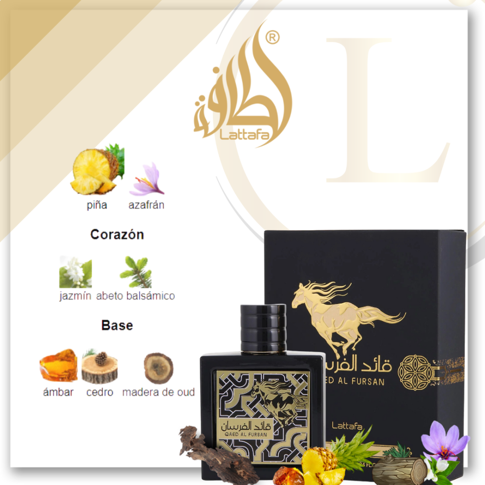 Lattafa Qaed Al Fursan EDP (unisex) - Imagen 3