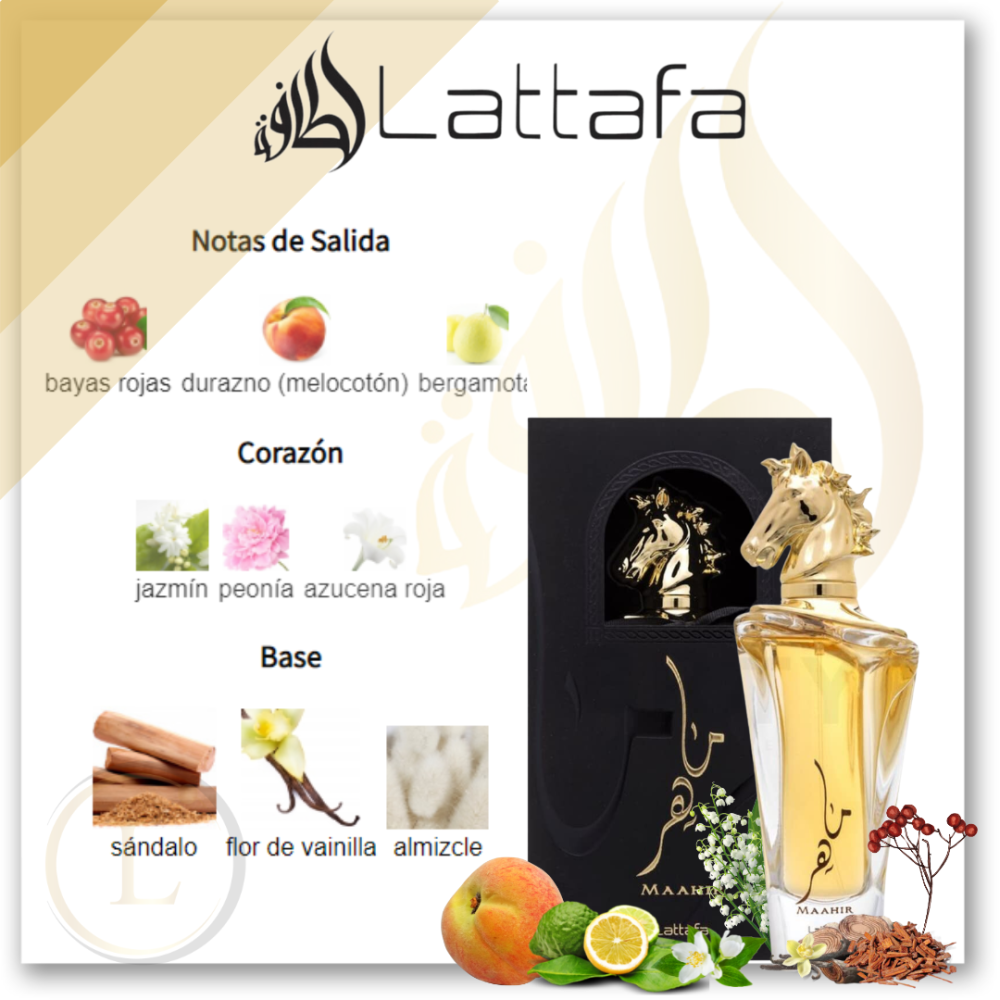 Lattafa Maahir EDP (unisex) - Imagen 3