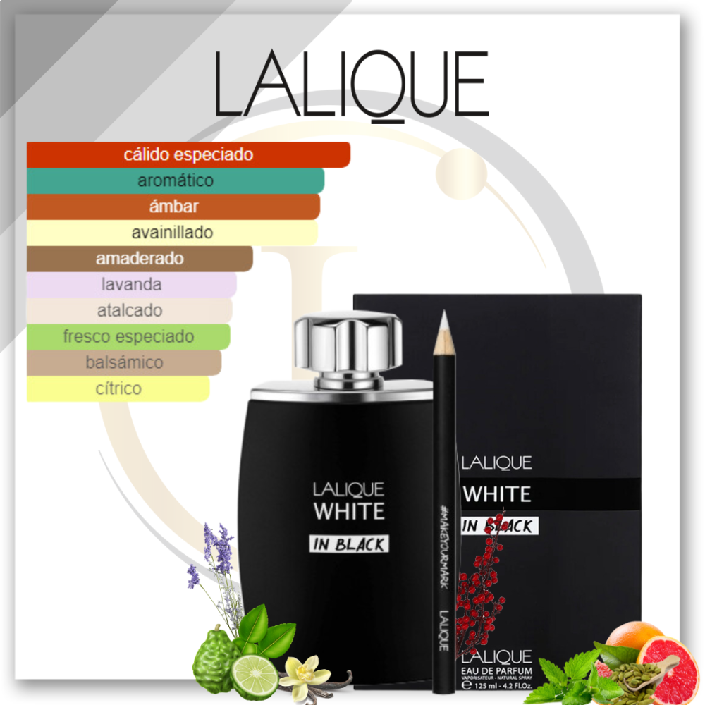 Lalique White in Black EDP - Imagen 2