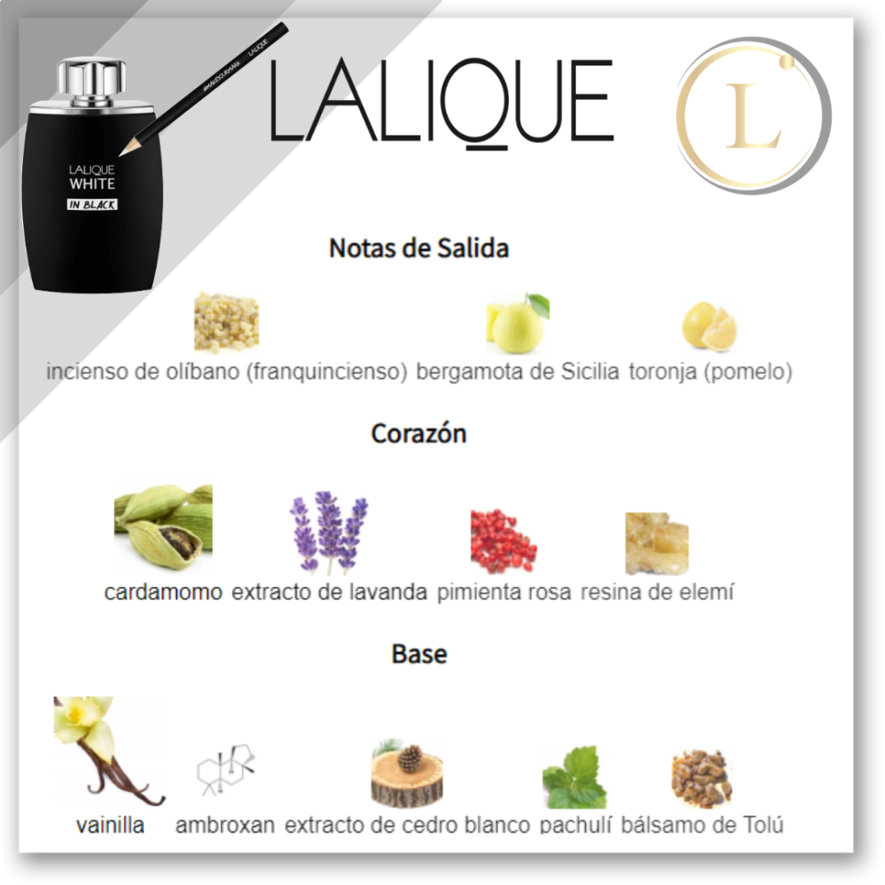 Lalique White in Black EDP - Imagen 3