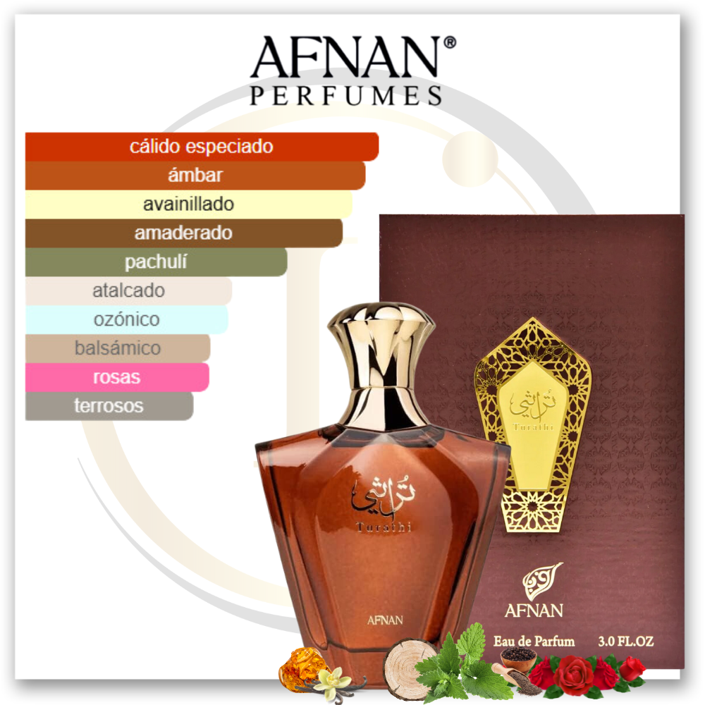Afnan Turathi Brown 3.0 Oz EDP - Imagen 2