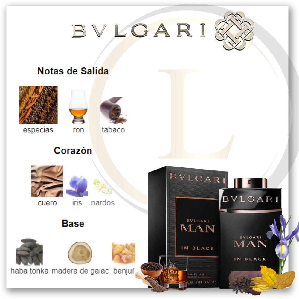 Bvlgari Man In Black for Men EDP - Imagen 3