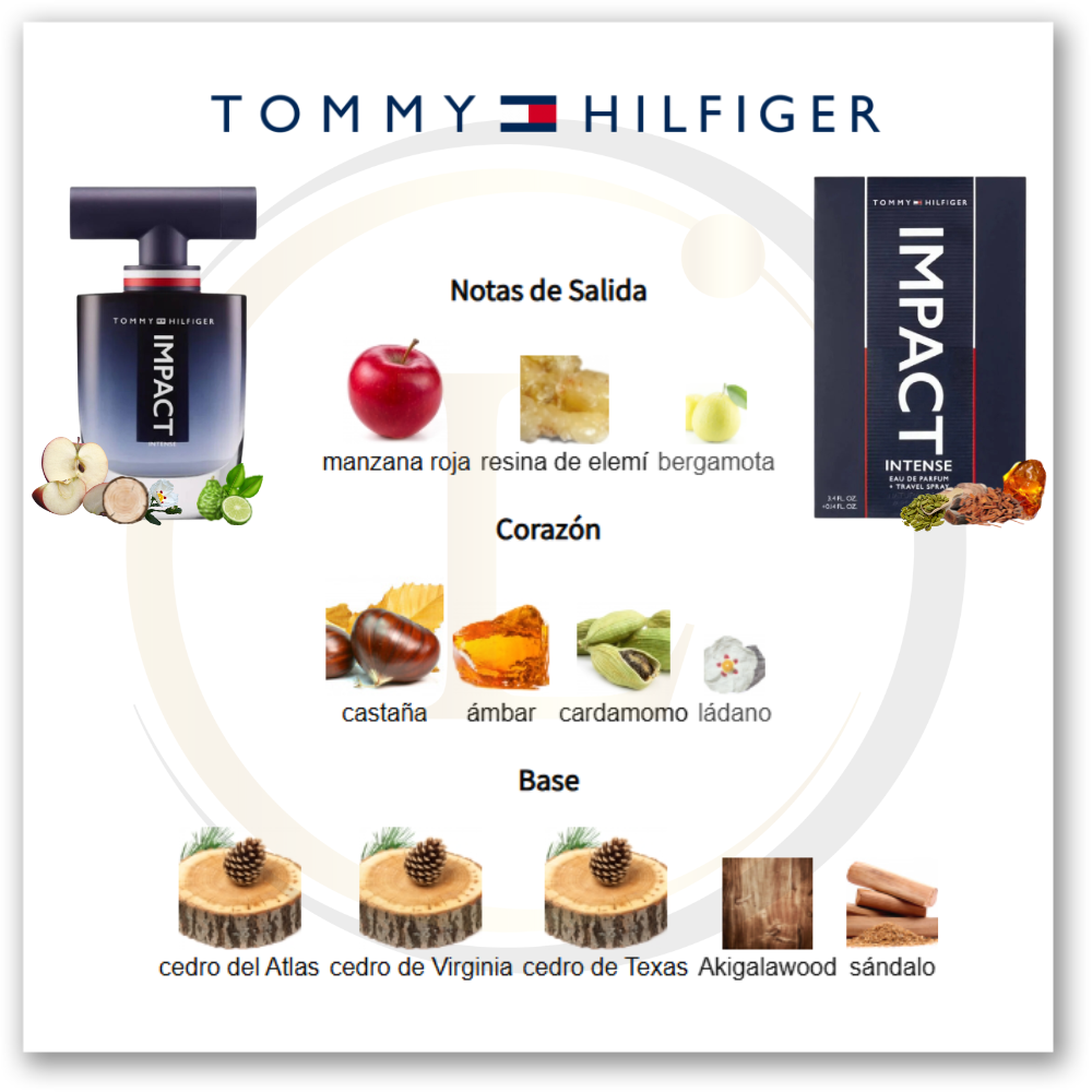Tommy Hilfiger Impact Intense 3.3 Oz EDP - Imagen 2