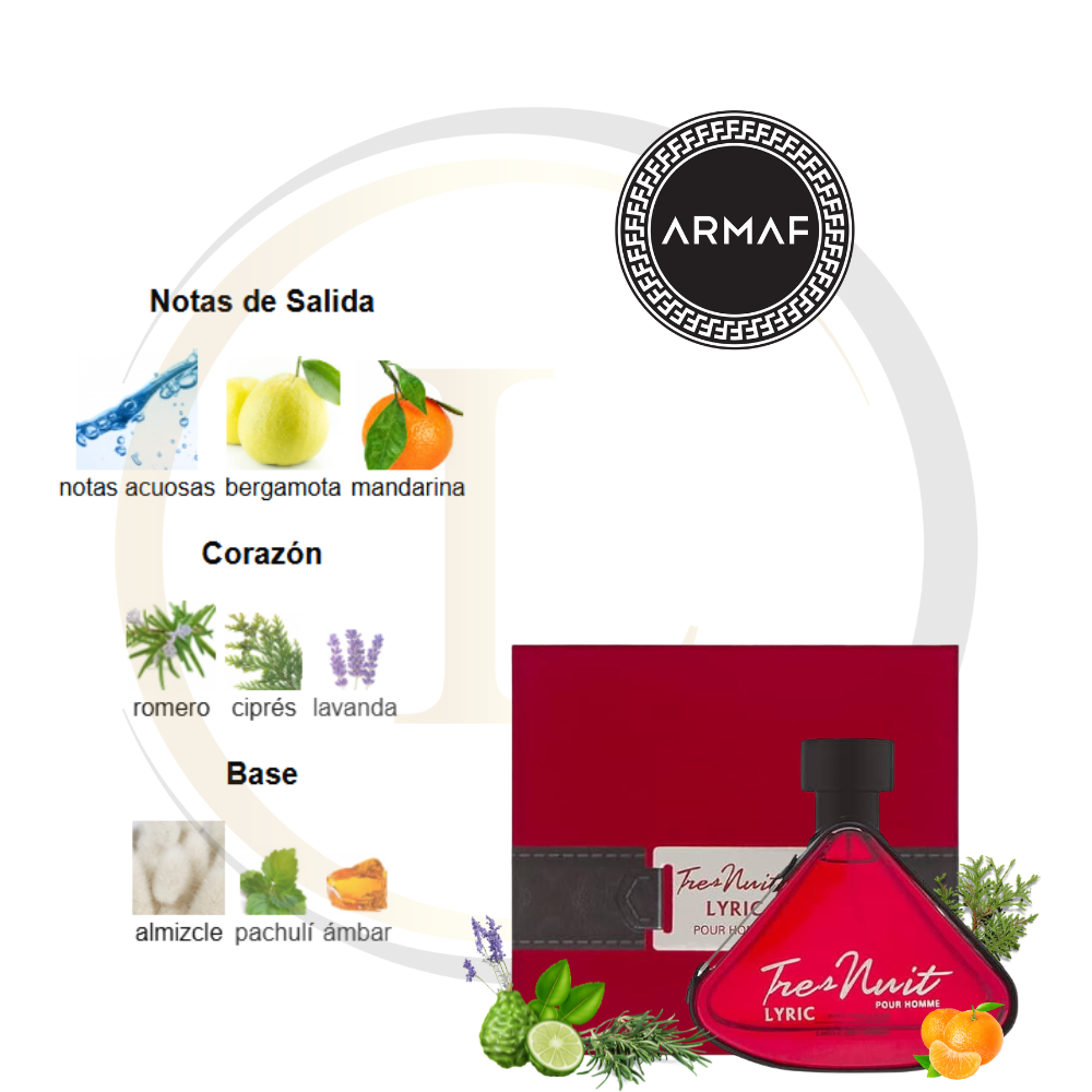 Armaf Tres Nuit Lyric EDP - Imagen 3