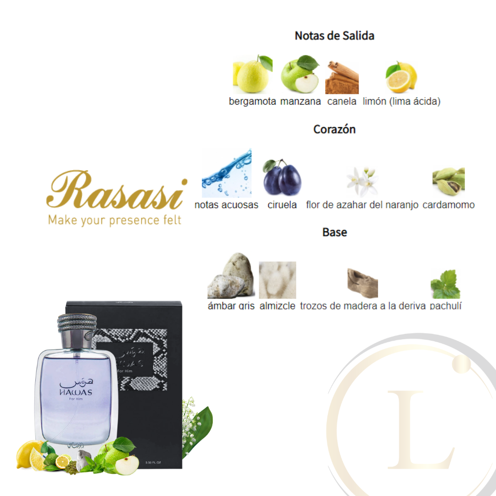Rasasi Hawas EDP - Imagen 3