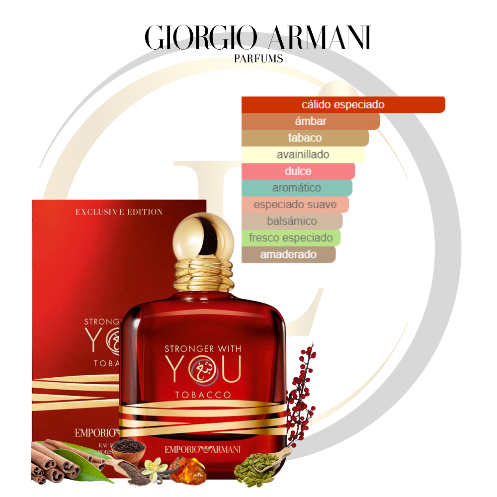 Giorgio Armani Stronger with You Tobacco EDP - Imagen 2