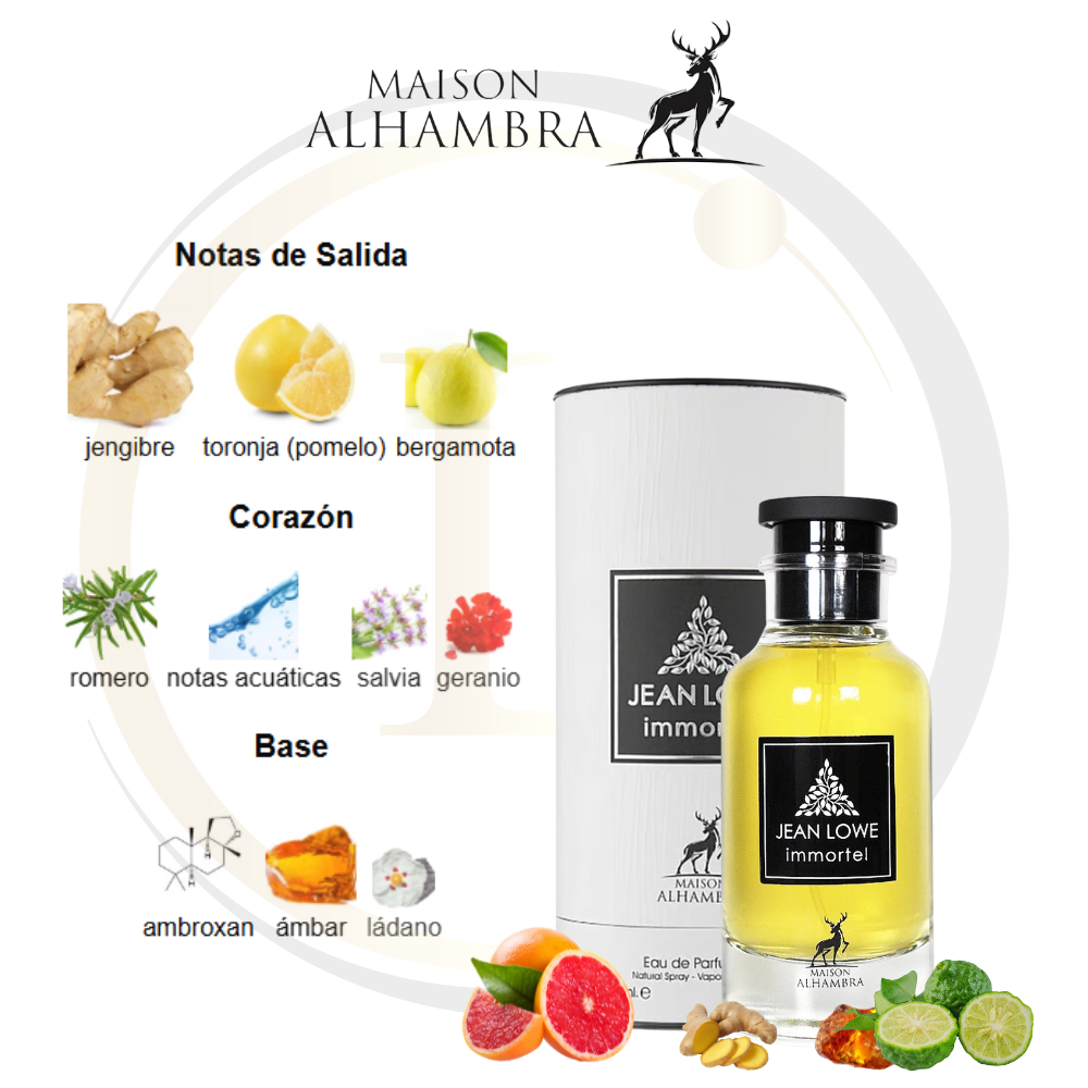Lattafa Alhambra Jean Lowe Immortel (New UPC) EDP - Imagen 3