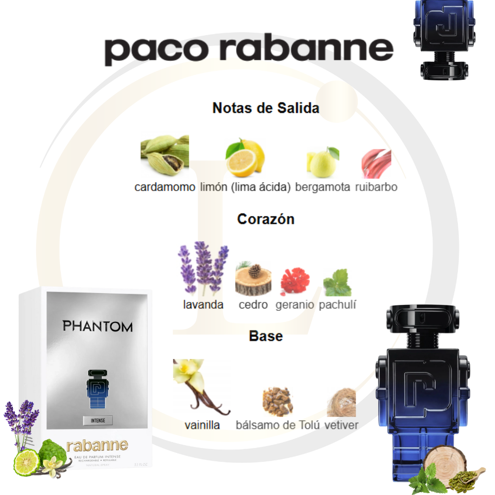 Paco Rabanne Phantom Intense EDP - Imagen 3