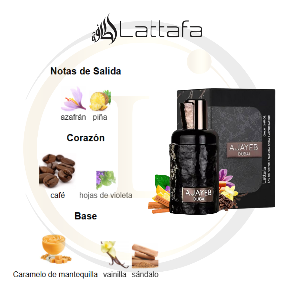 Lattafa Ajayeb Dubai 3.4 EDP - Imagen 3