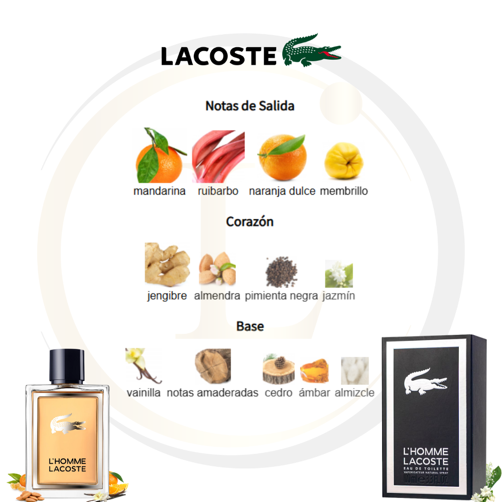 Lacoste L'Homme EDT - Imagen 3