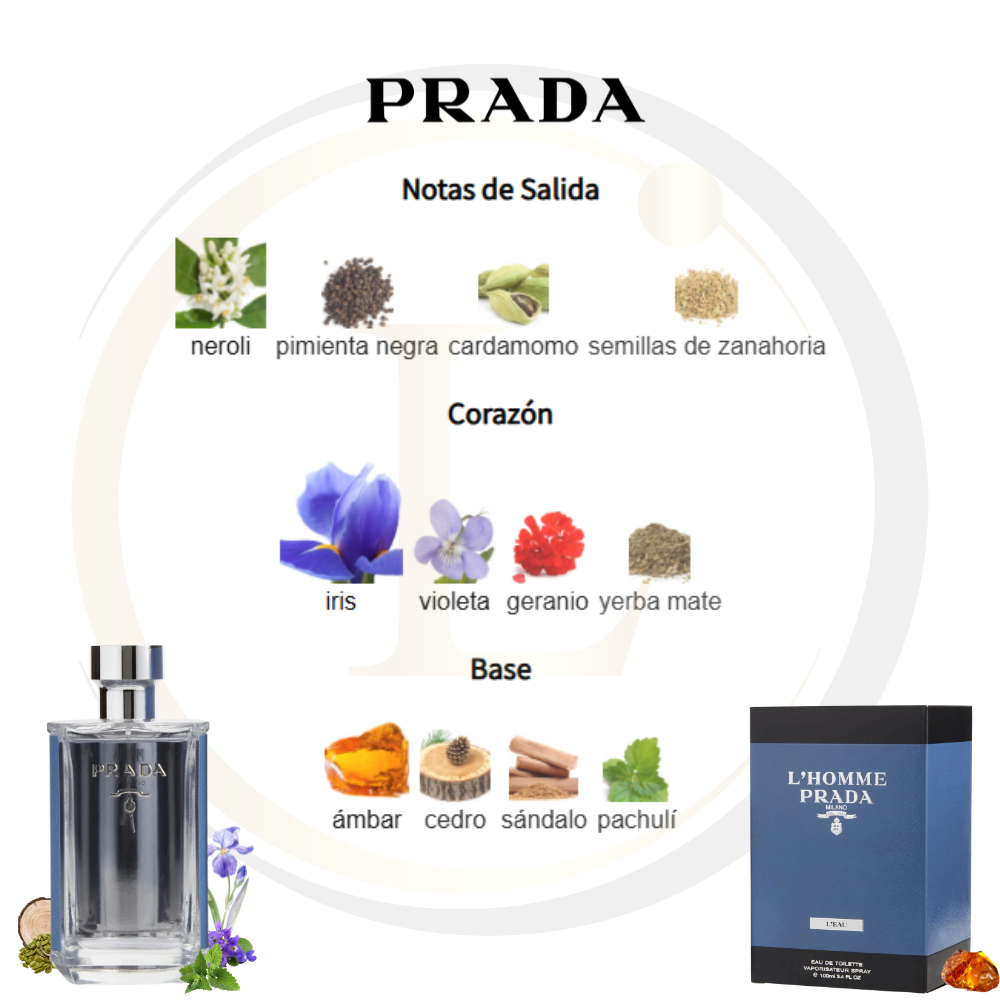 Prada L’Homme L’Eau EDT - Imagen 3
