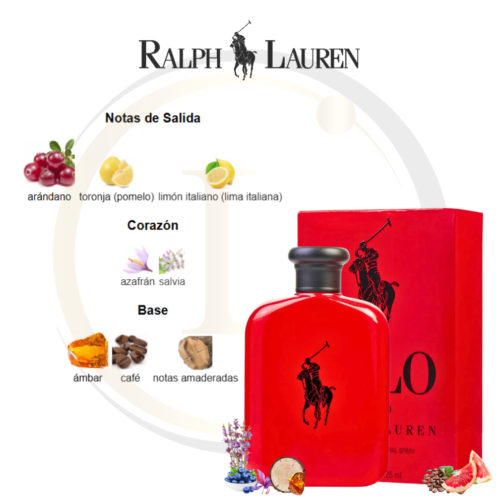 Ralph Lauren Polo Red EDT - Imagen 3