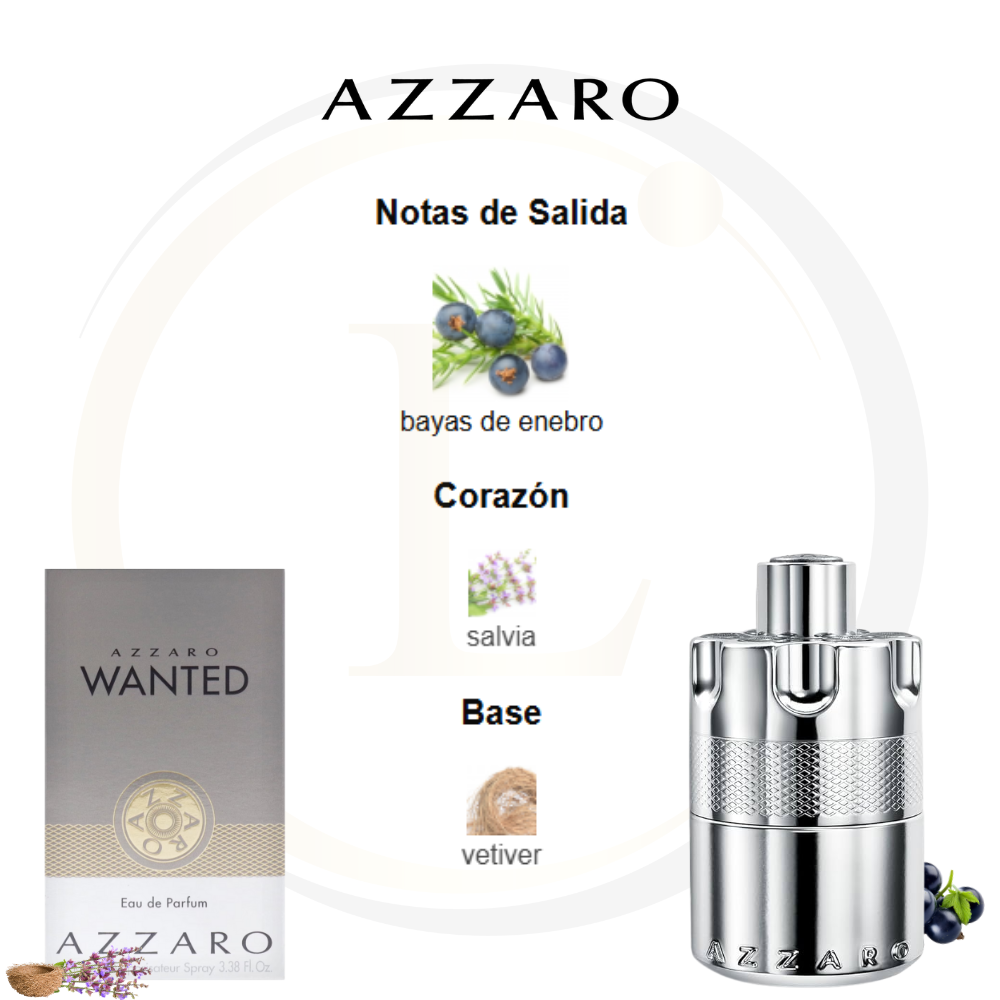 Azzaro Wanted 3.38 Oz EDP men - Imagen 3