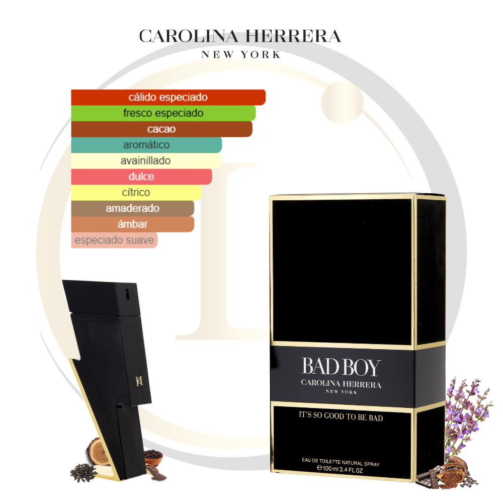 Carolina Herrera Bad Boy EDT - Imagen 2