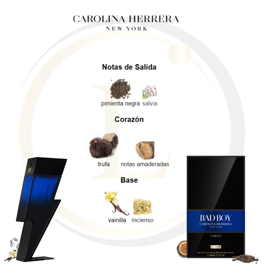 Carolina Herrera Bad Boy Cobalt Elixir EDP - Imagen 3