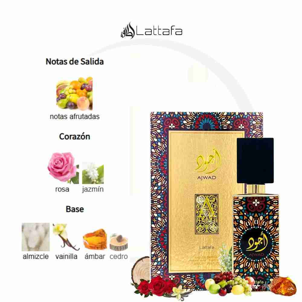 Lattafa Ajwad 2.04 Oz EDP (Unisex) - Imagen 3