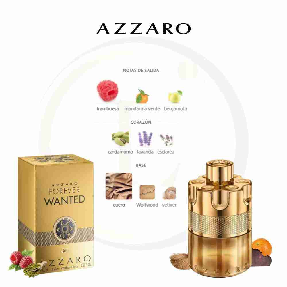 Azzaro Forever Wanted Elixir 3.38 Parfum men - Imagen 3