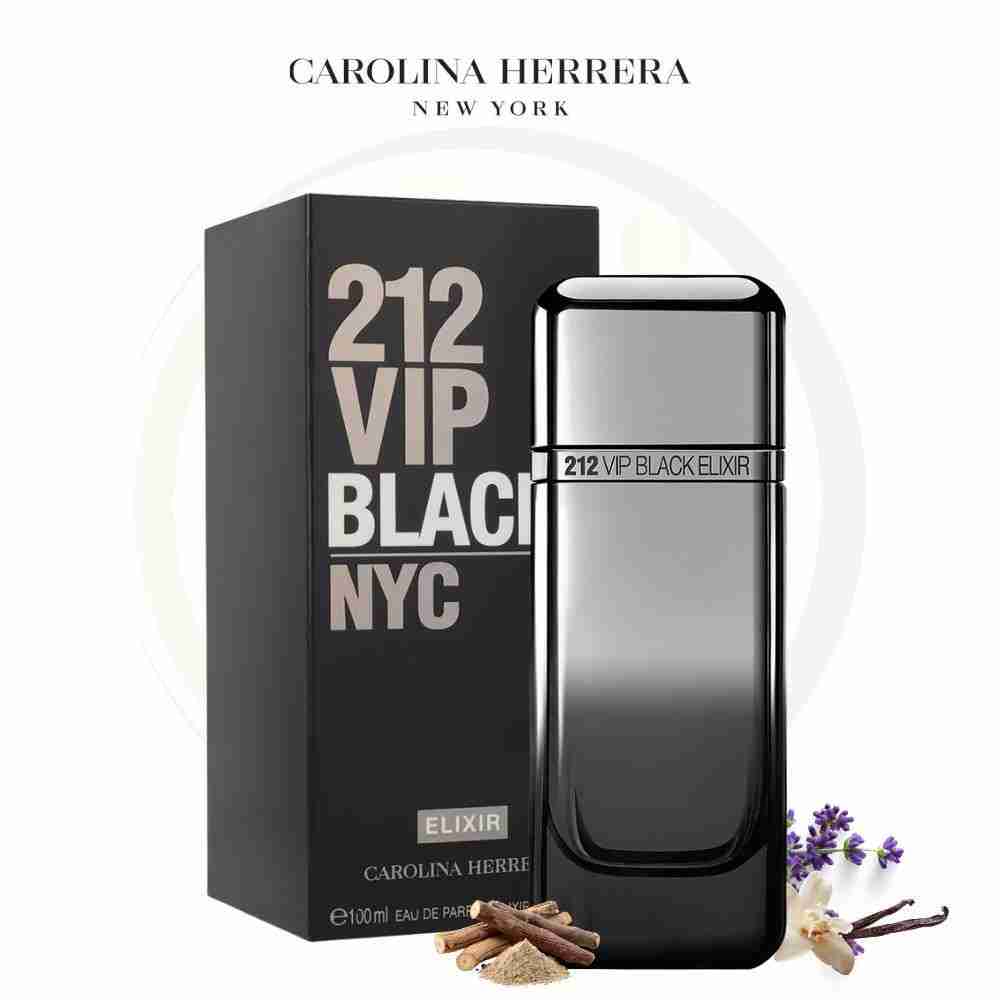 Carolina Herrera 212 VIP Black Elixir 3.4 EDP Sp Men